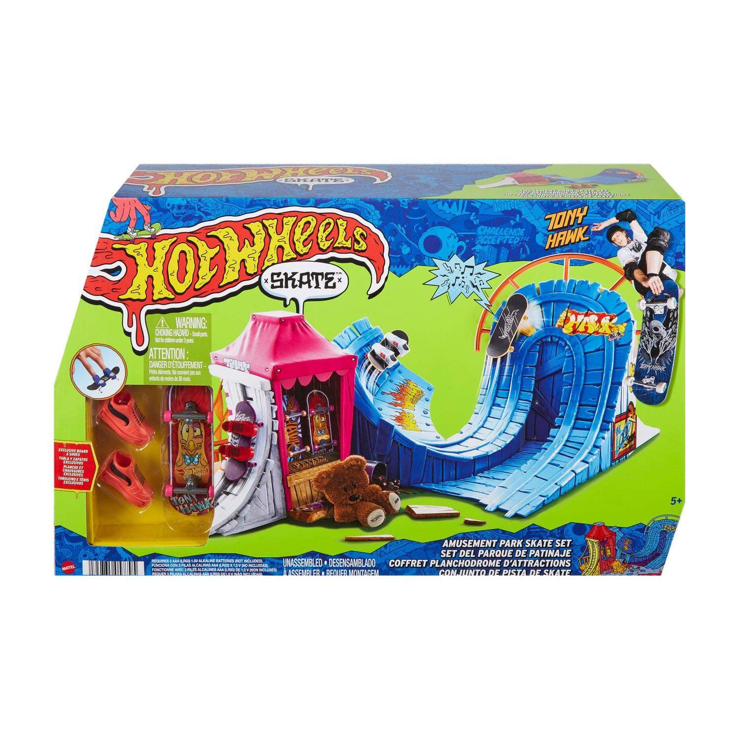 Hot Wheels Skøte Fornøyelsespark Skøtesett