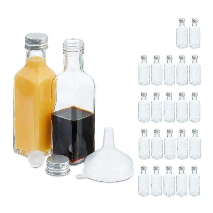 Små flasker i sett à 100 ml