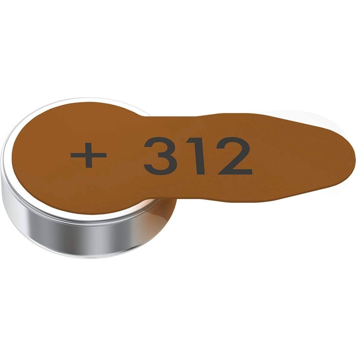 Høreapparatbatterier type 312 8-blister