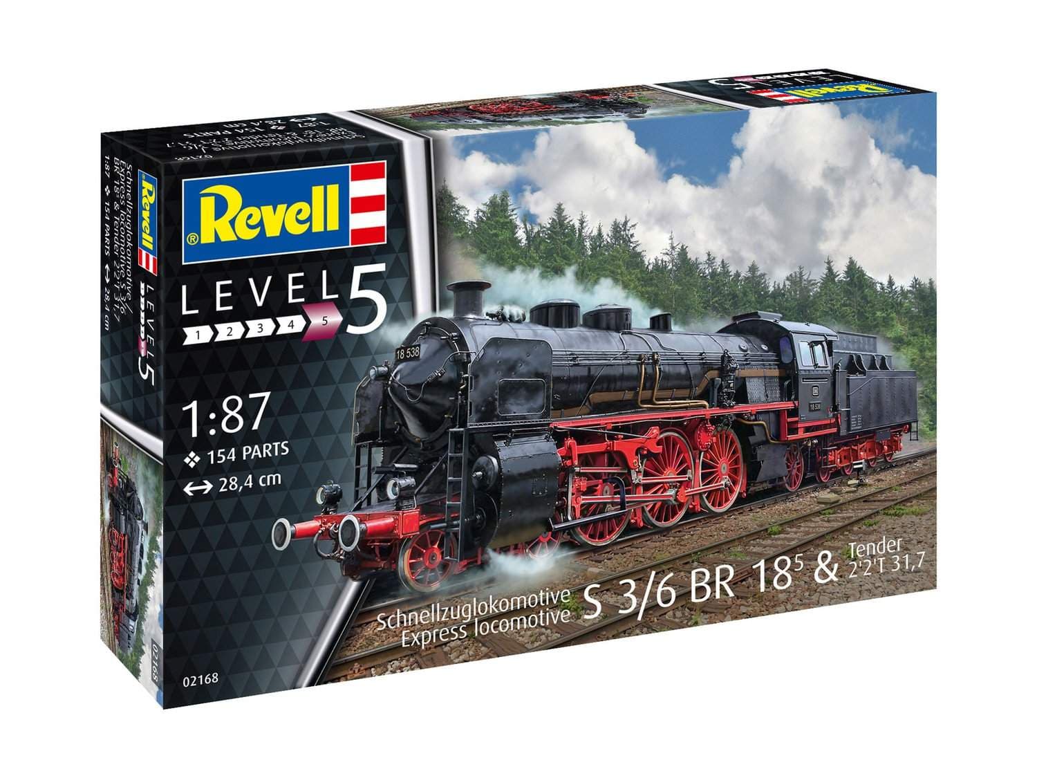 Revell Express Locomotive S3/6 1:87 Modellsett view 2