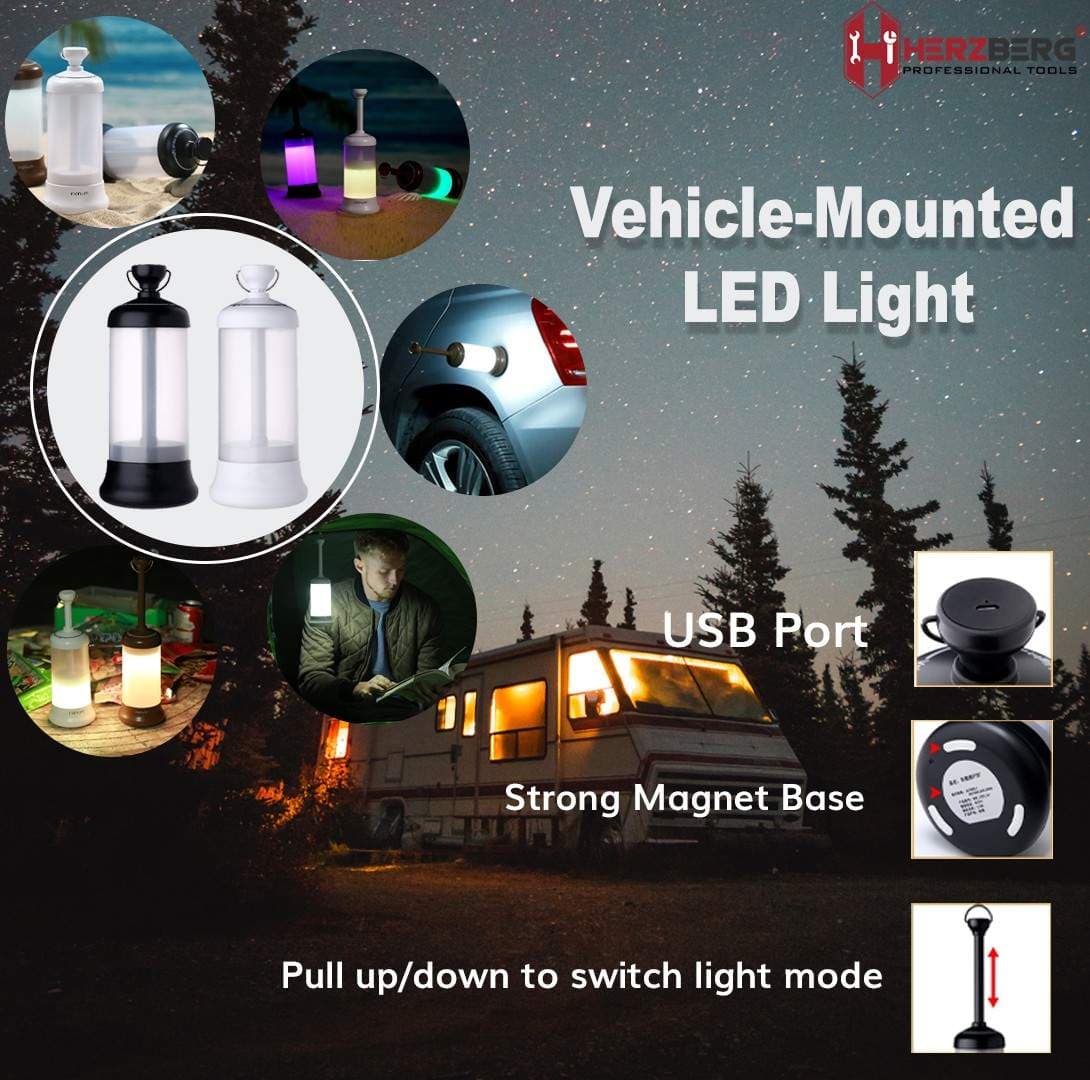Herzberg HG-5049: Kjøretøymontert LED-lys Hvit view 2