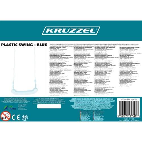 Plast huske - blå 25446 view 2