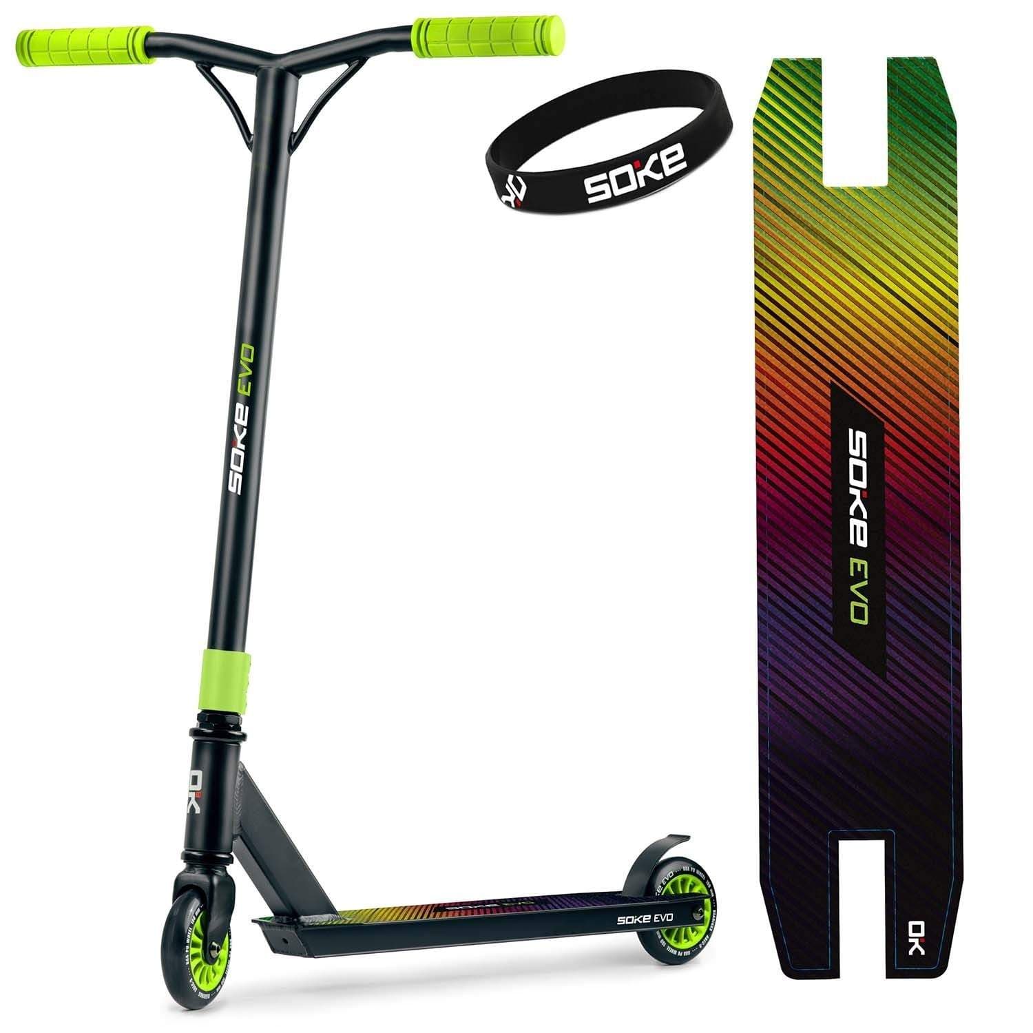 SOKE EVO grønn stuntscooter