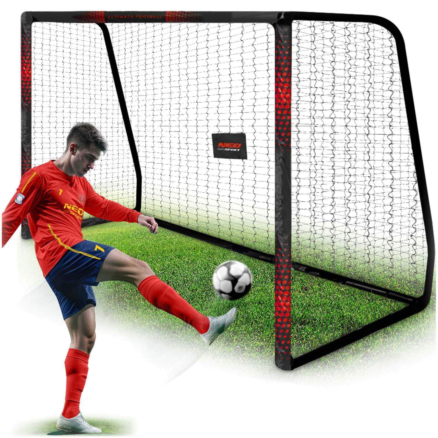 Fotballmål 300 x 200 x 120 cm NS-473 sort og rød