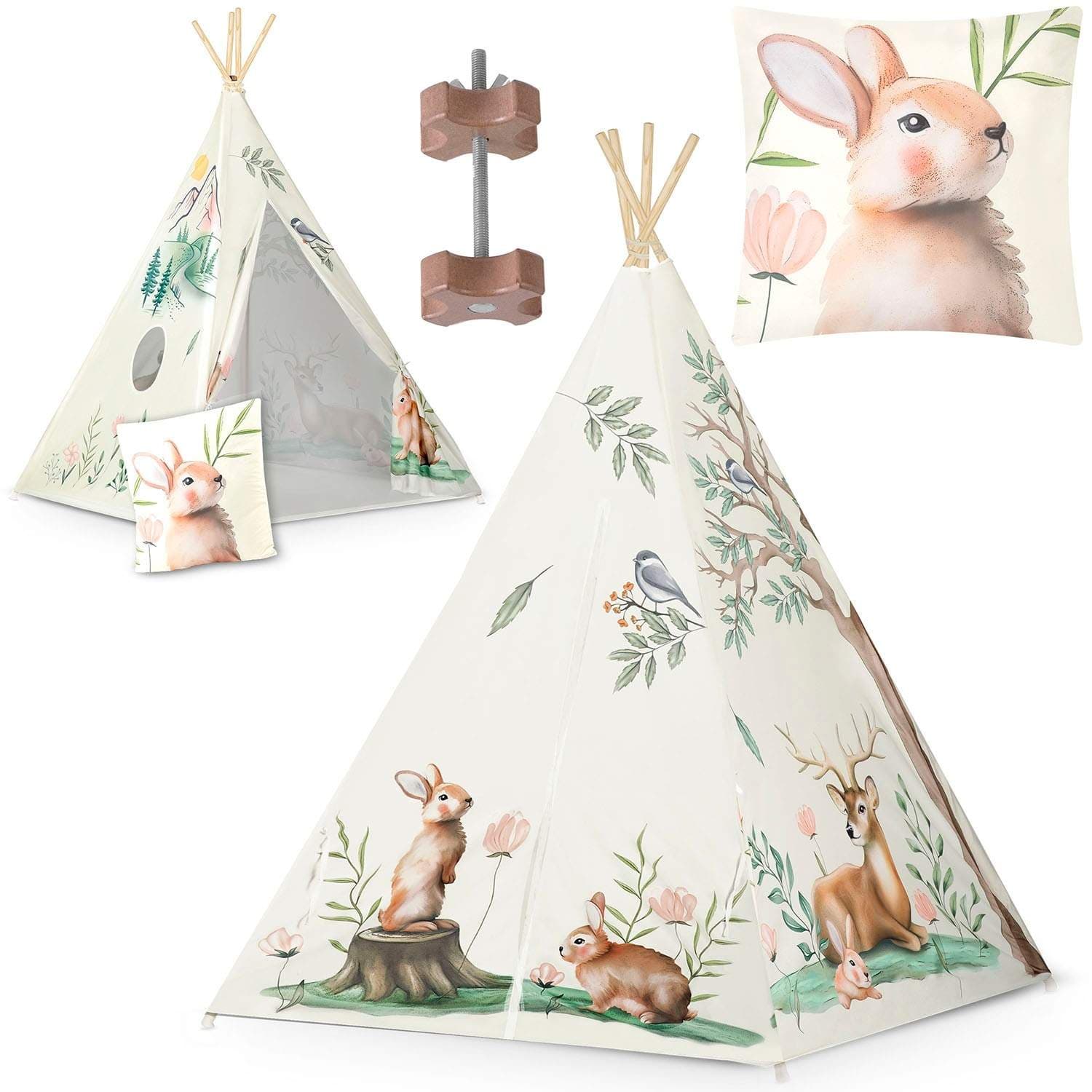 Barne Tipi telt Nukido - Beige
