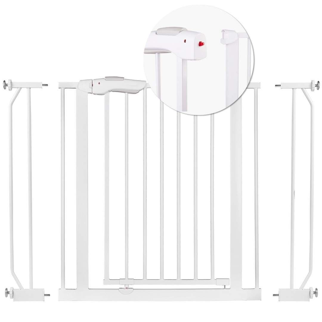 Sikkerhetsport for barn, hvit Nukido 718000