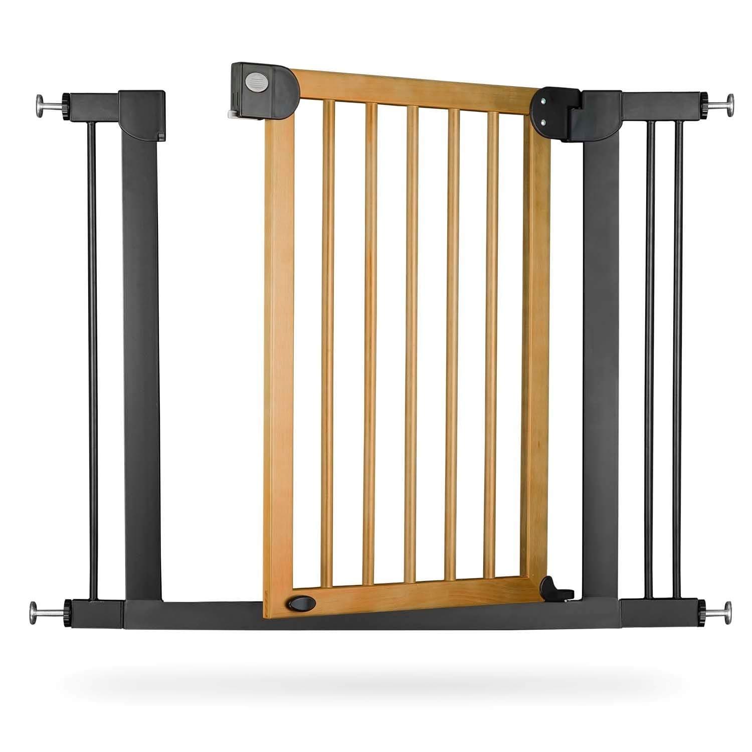 Sikkerhetsport for barn, sort Nukido 718200