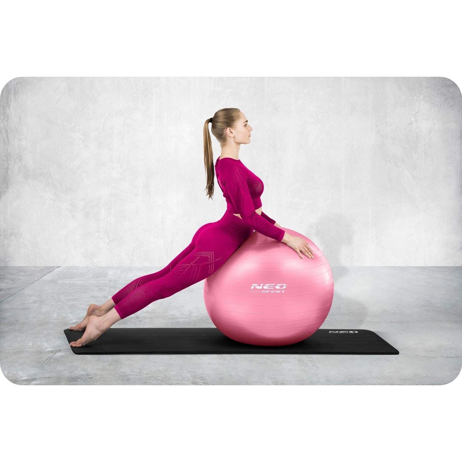 Treningsball 55 cm NS-950 Rosa view 2