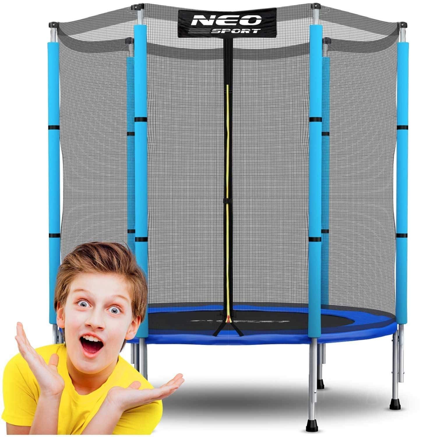 Barnetrampolin for hagen 140 cm (4,5 fot) Neo-Sport