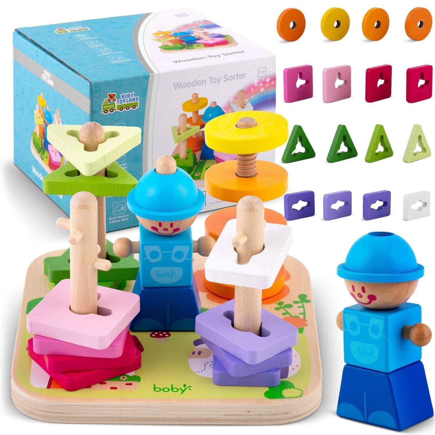 Tre sorter leketøy - puslespill RK-866 Ricokids