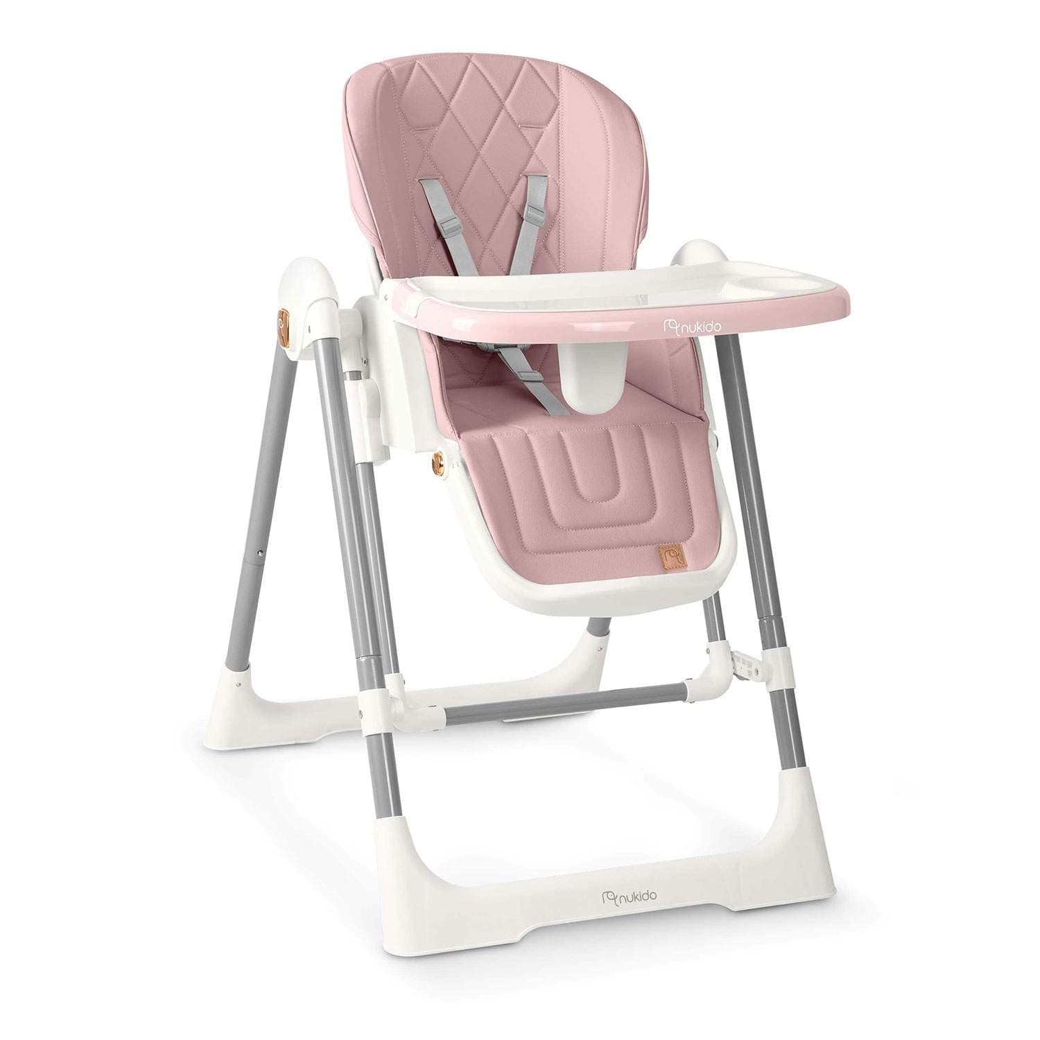 Nukido Elite fôringsstol, rosa view 2