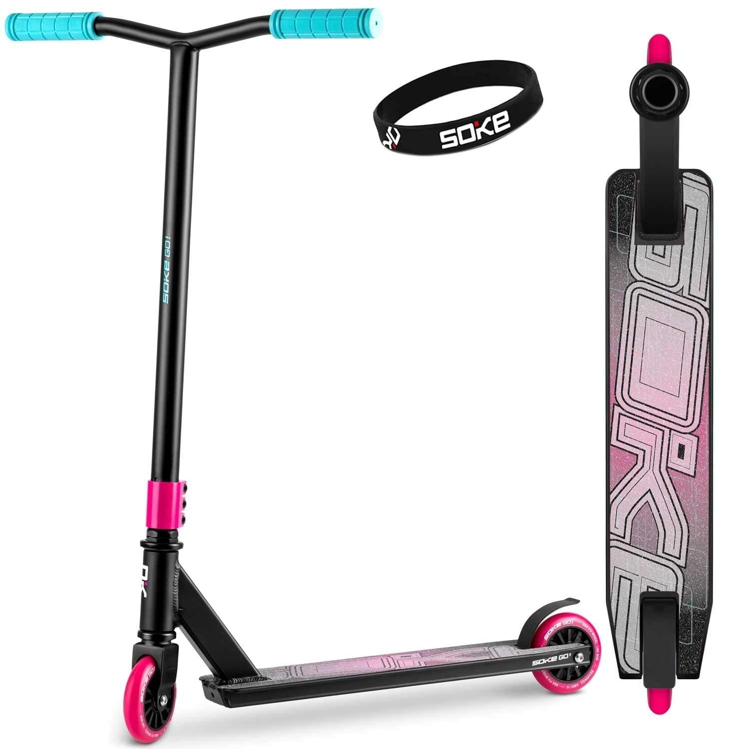 Trick Scooter SOKE Go! Rosa og blå