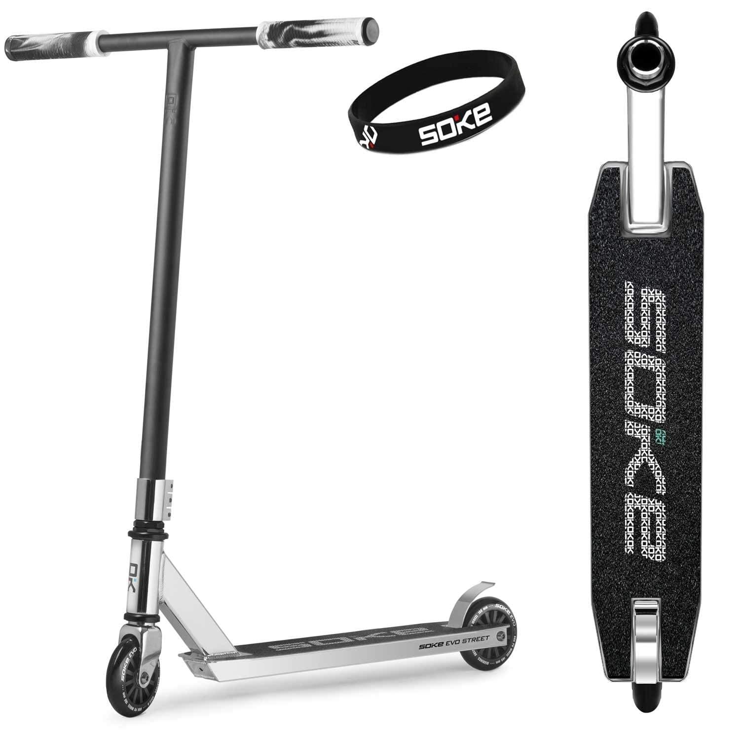 Triksscooter SOKE EVO Street Sølv