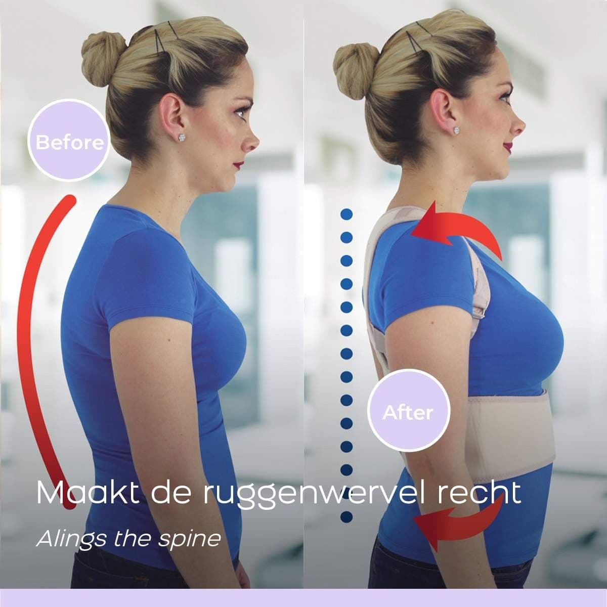 Perfect Posture Pro - Ryggstøtte - størrelse L view 2