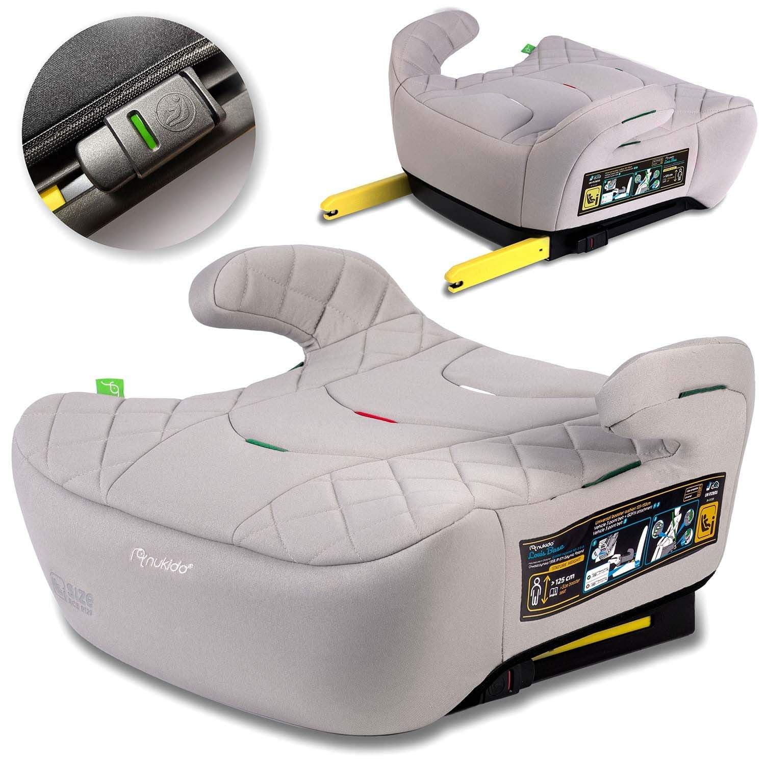 Bilbeltestol, Isofix 22-36 kg, komfortabelt design