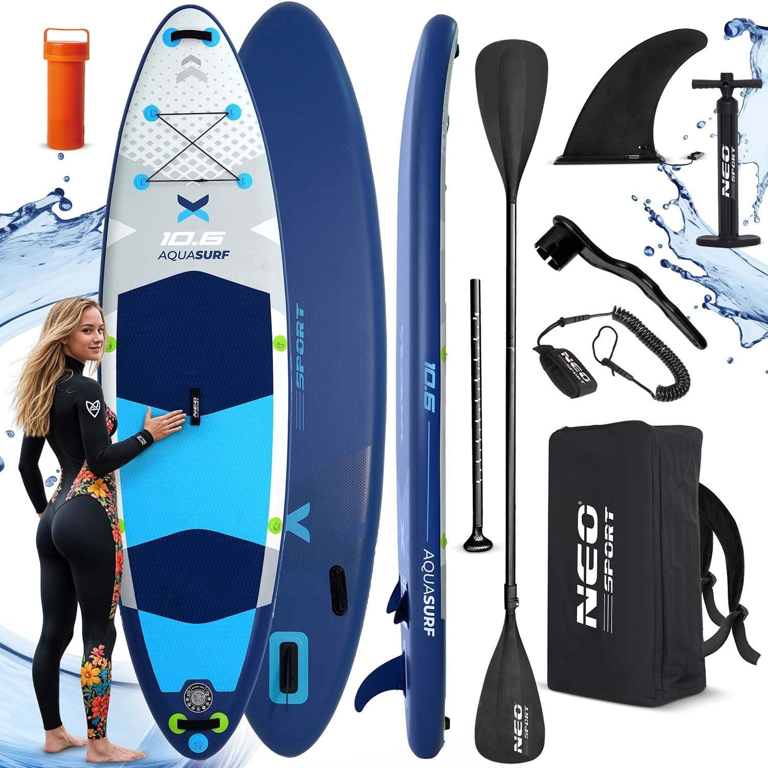 SUP Board – Aquasurf 320 x 84 x 15 cm Oppblåsbar