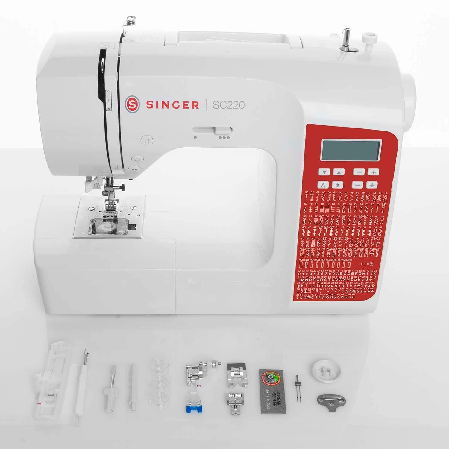 Symaskin med 200 sømprogrammer view 2