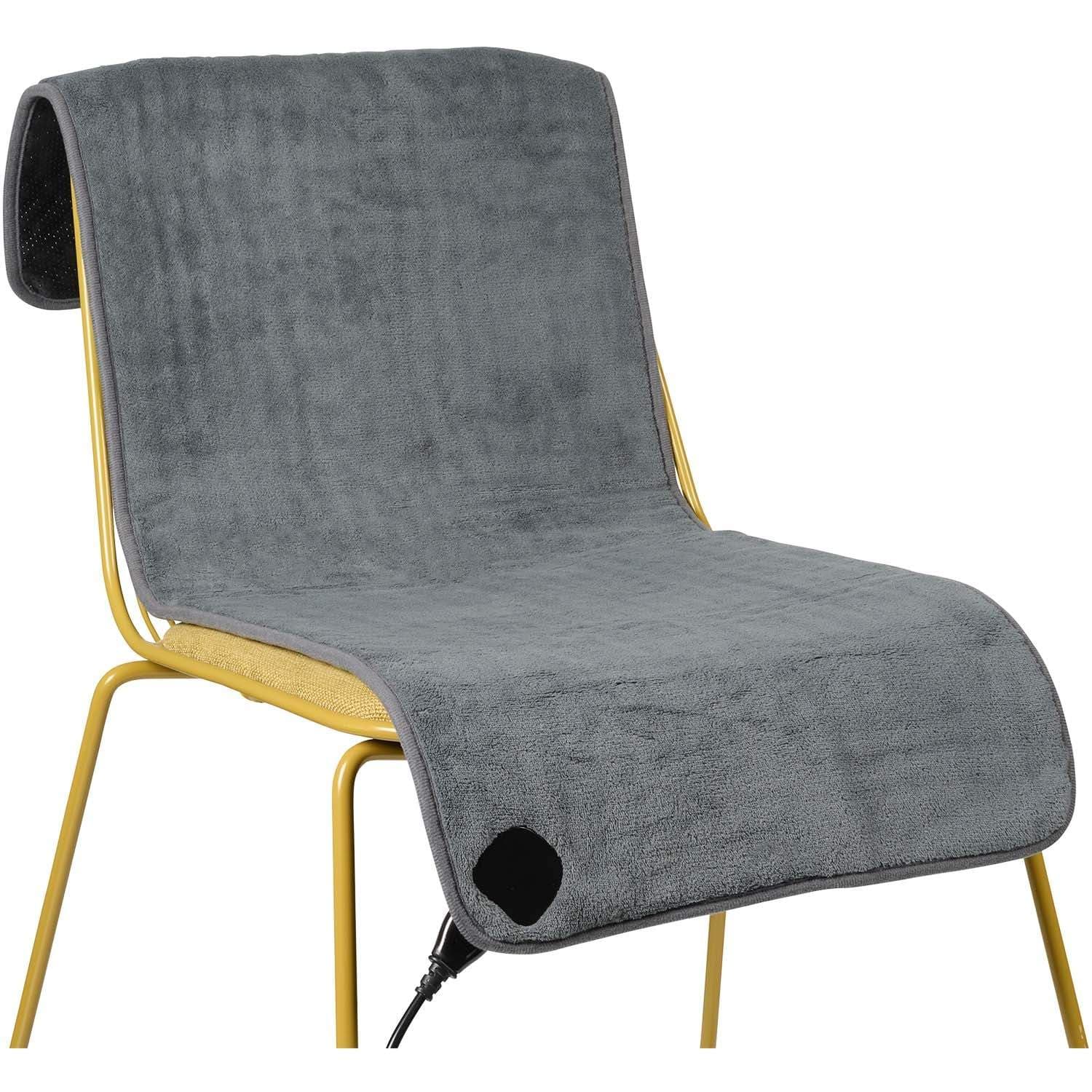 Oppvarmet sittepute 110x40cm fleece 100W