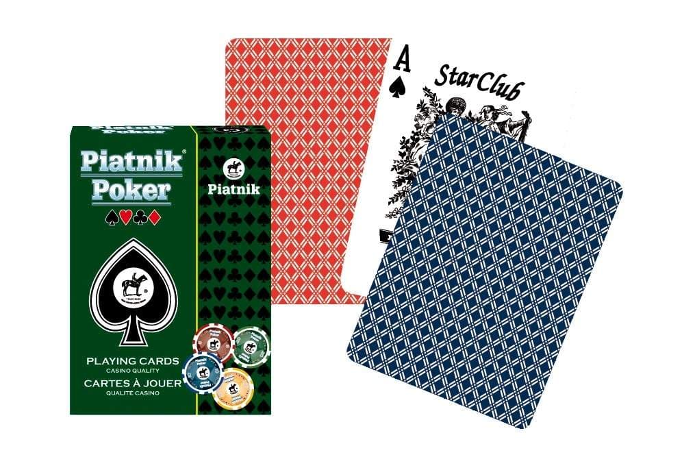 Pokerkort, kasinokvalitet, 52 kort + jokere