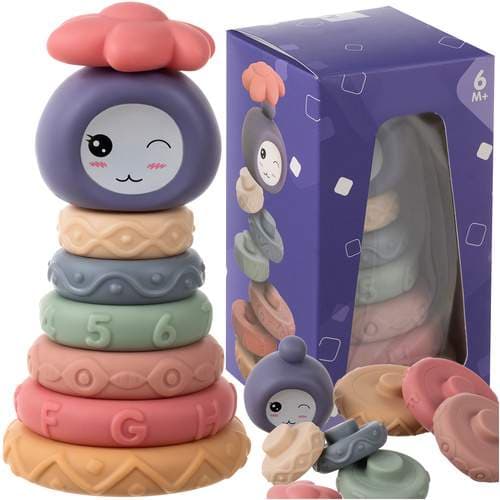Myke sanseklosser for babyer, giftfrie, 8 deler