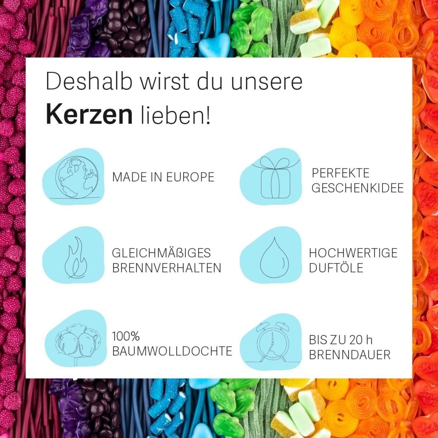 Fruktduftlys i glasskrukke – gaveeske view 2