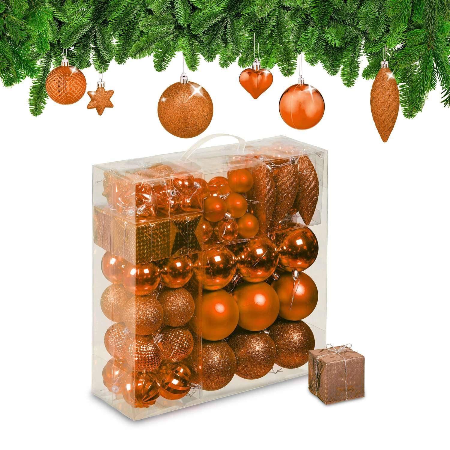 Julekulesett – 110 plasttrepynt