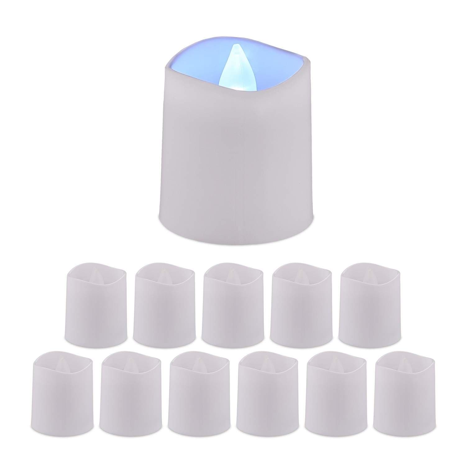 LED telys – flimrende, trygt, batteri inkludert