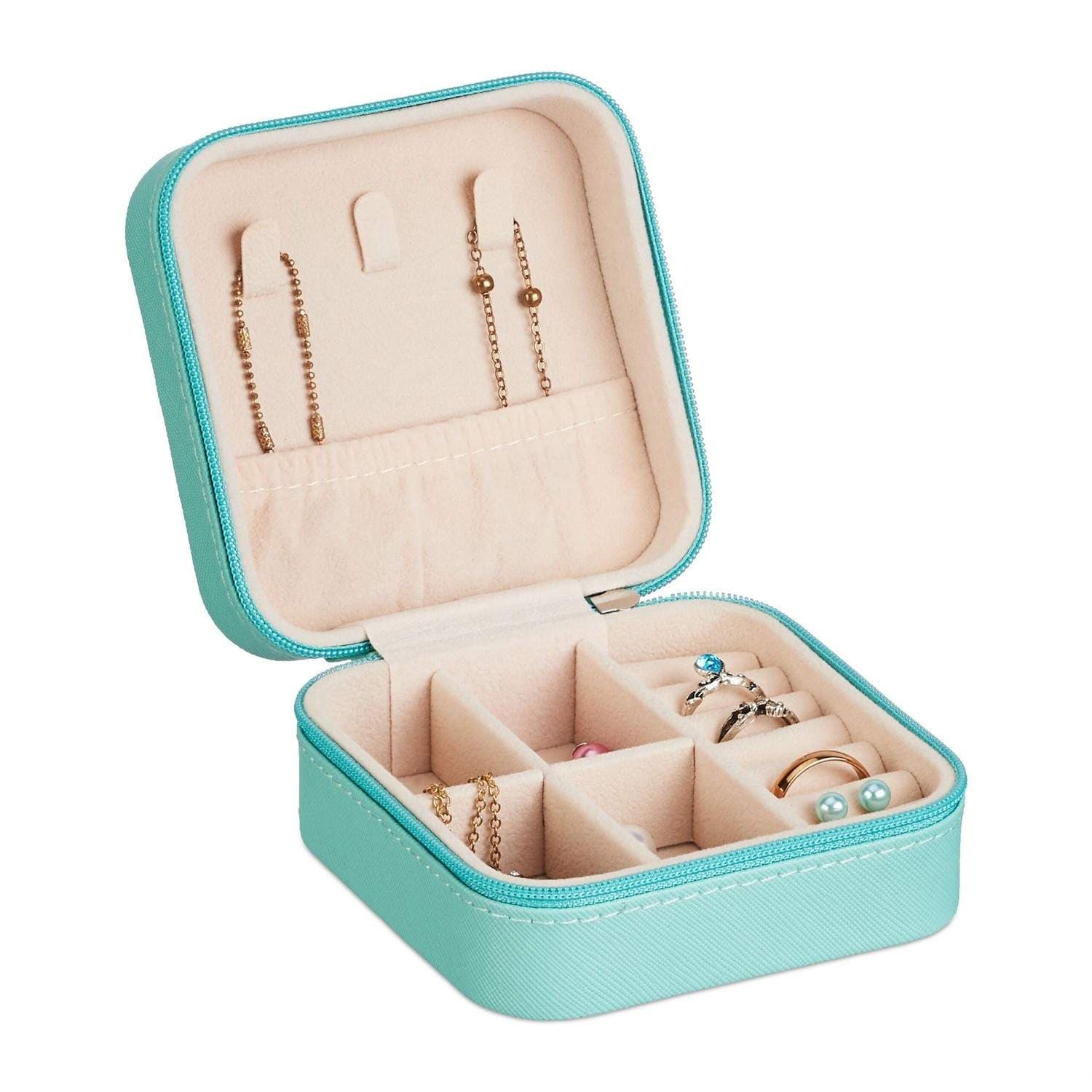 Reisesmykkeskrin – Compact Leather Look Organizer