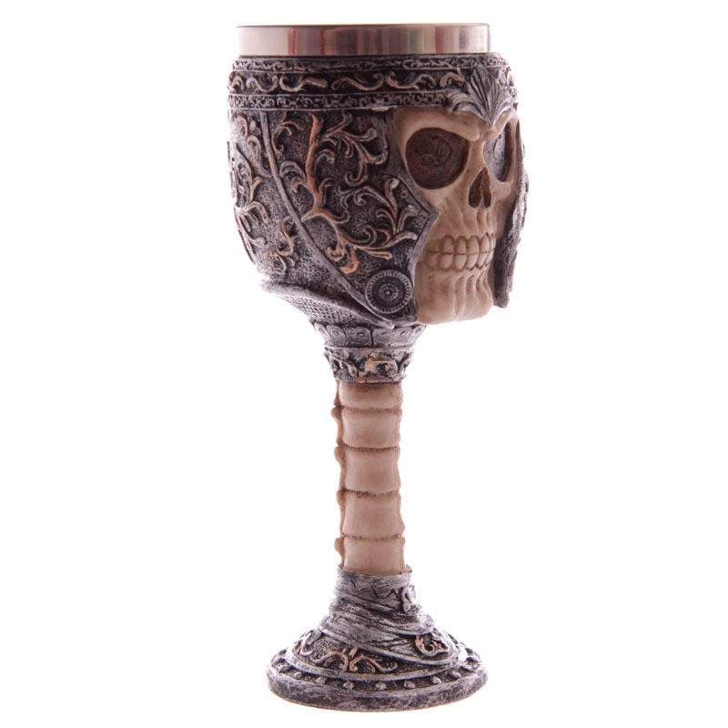 Gothic Skull Warrior Goblet for drinker og dekor