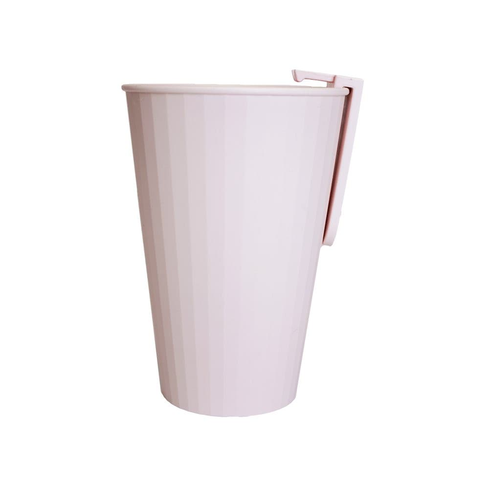Tannbørsteholder med krus - Rosa