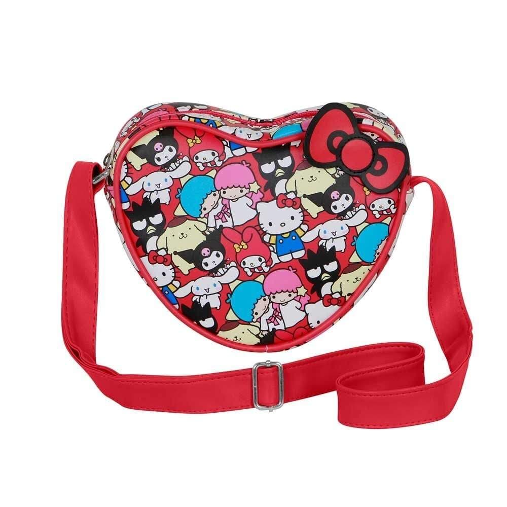 Hello Kitty Friends hjerteformet tøyveske