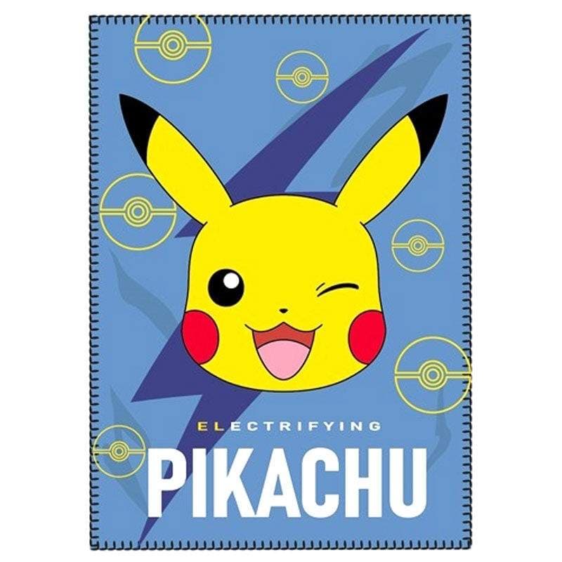 Pikachu Polar-teppe, mykt og koselig for barn