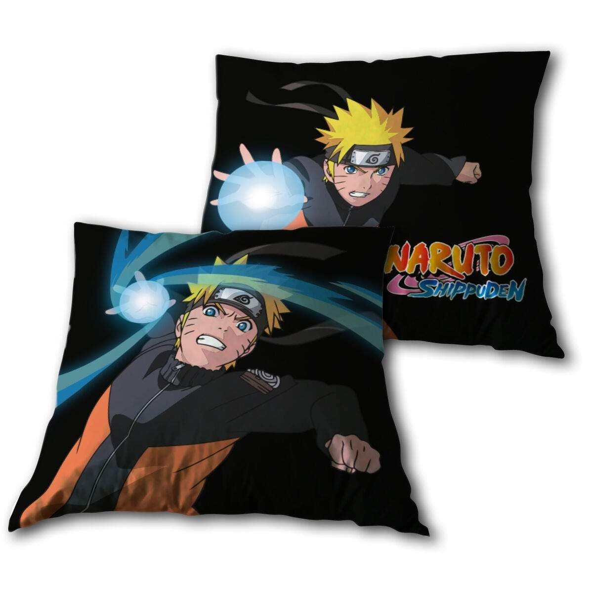 Naruto Shippuden-pute, mykt stoff, 18x18 tommer