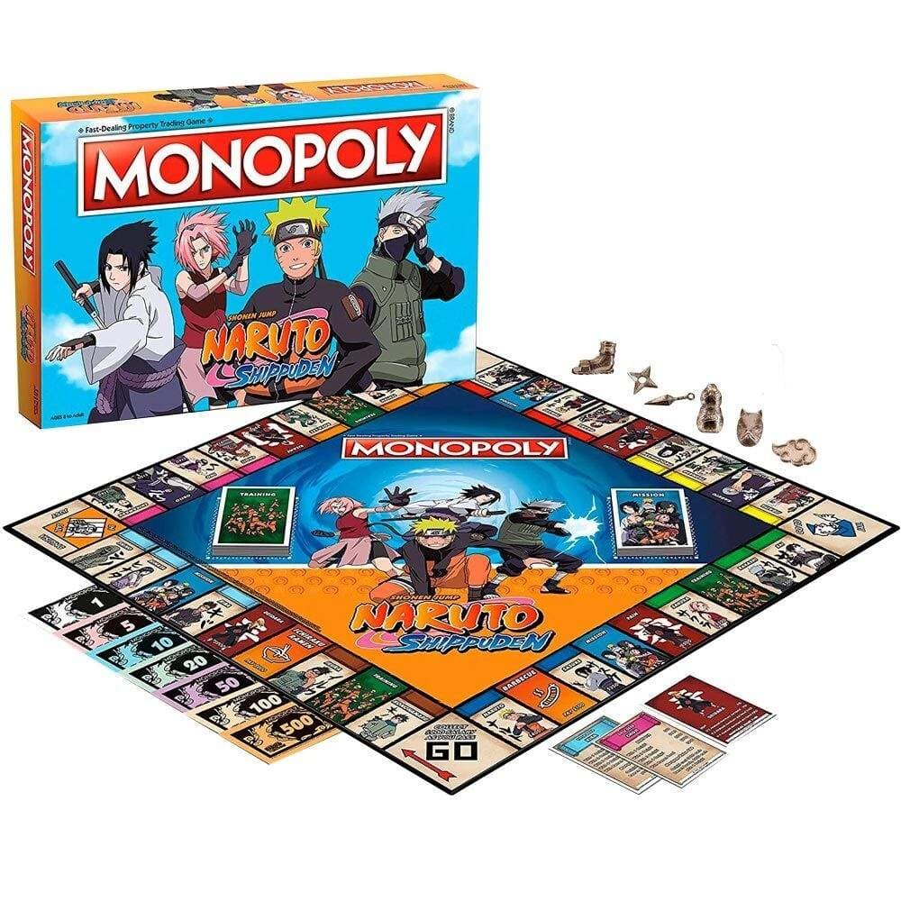 Spansk Naruto Shippuden-monopolspill