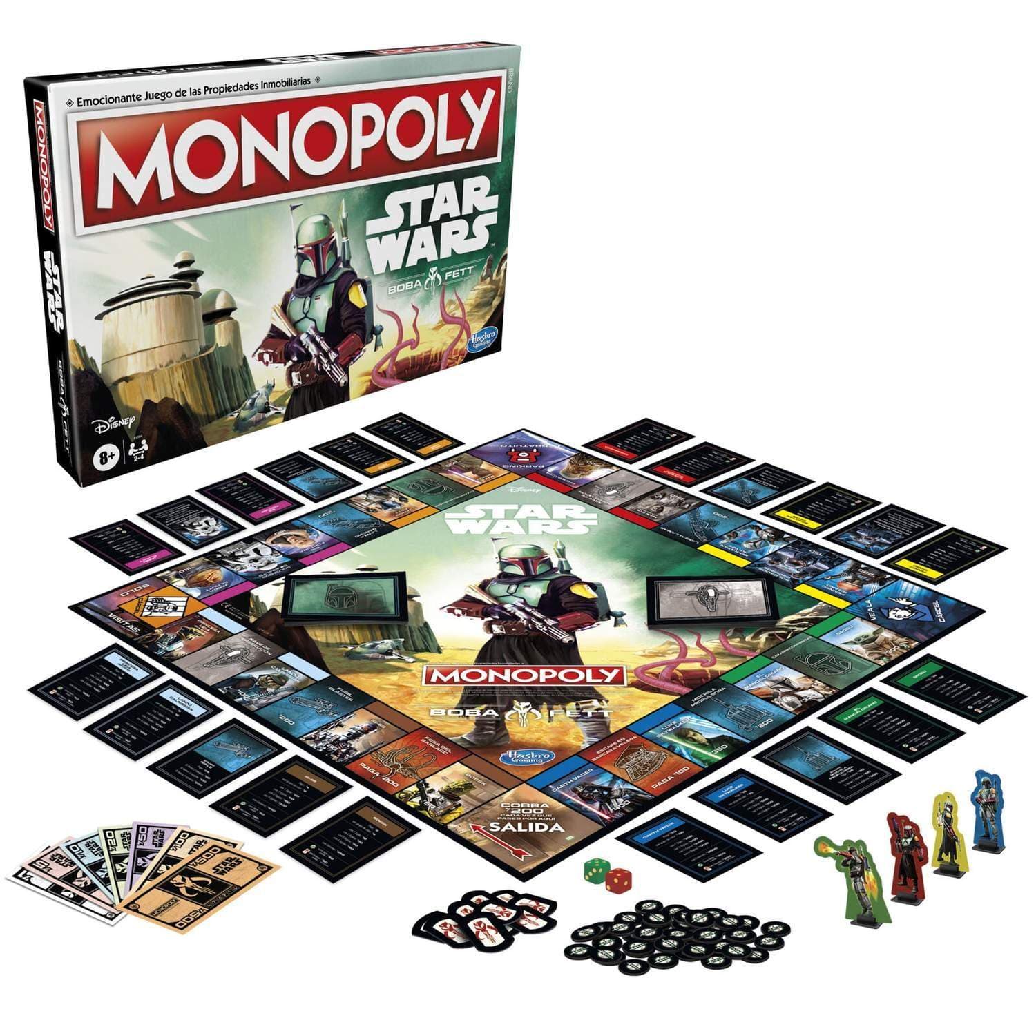 Det spanske Star Wars Boba Fett Monopoly-spillet
