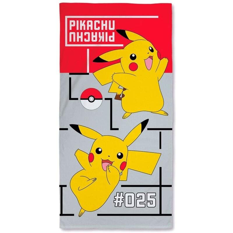Pokemon Pikachu badehåndkle i bomull