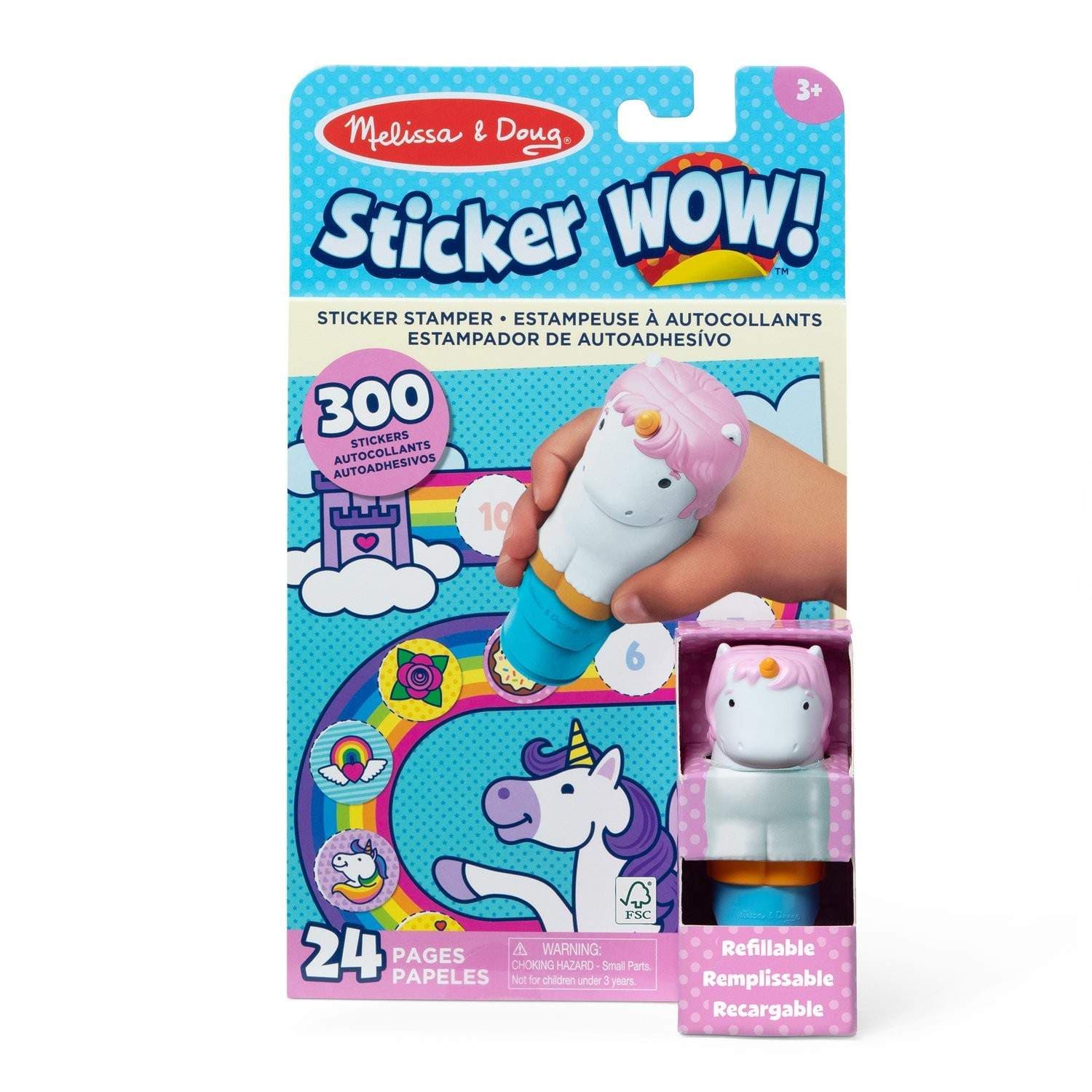 Unicorn Sticker Activity Pad Set for kreativ moro