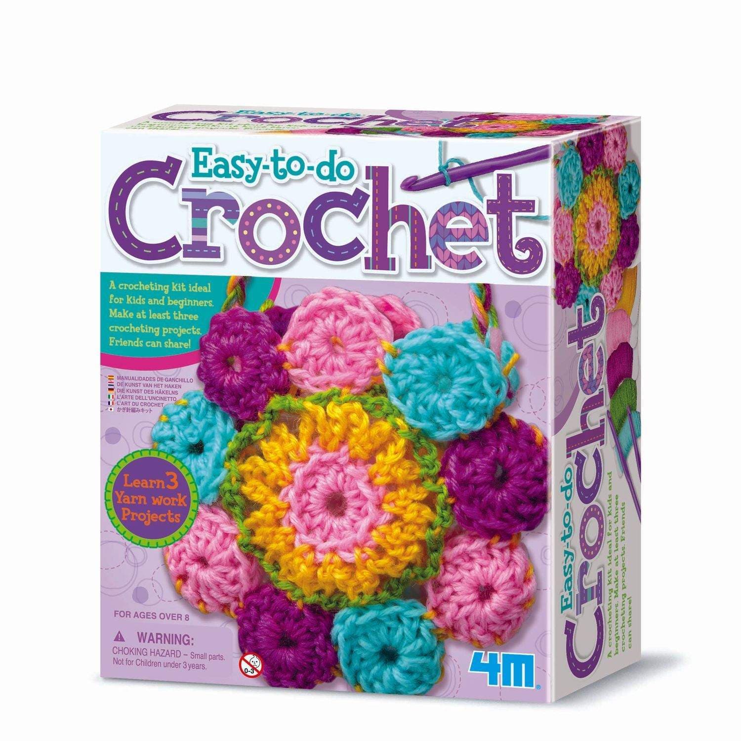 DIY Heklesett for nybegynnere, 4M Easy Project