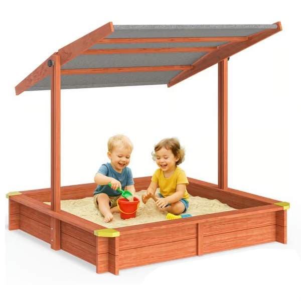 Sandkasse maks 120x120 cm UV-beskyttelse 50+