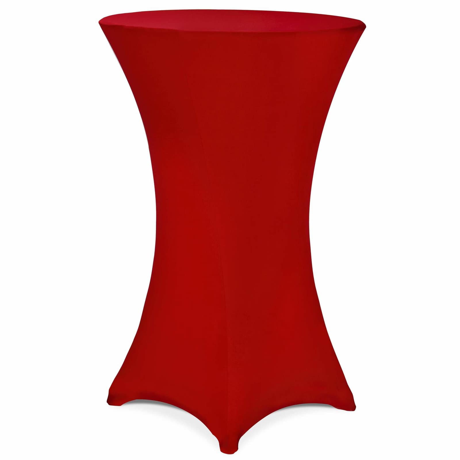 Duk til cocktailbord, rød, 70 cm, krøllebestandig