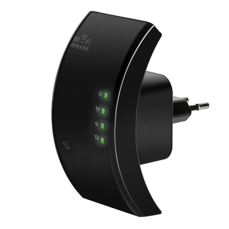 Trådløs Wifi Repeater - Svart