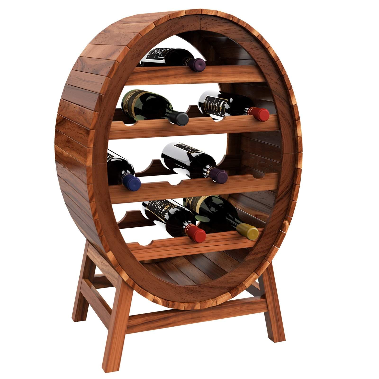 Vinhylle i tre – rommer 12 flasker, akasiefatdesign