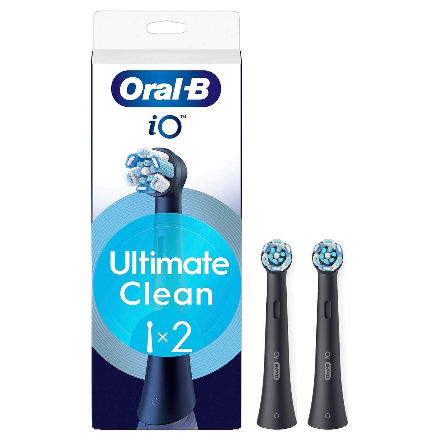 Tannbørstehoder, Ultimate Clean svart, 2-pakning