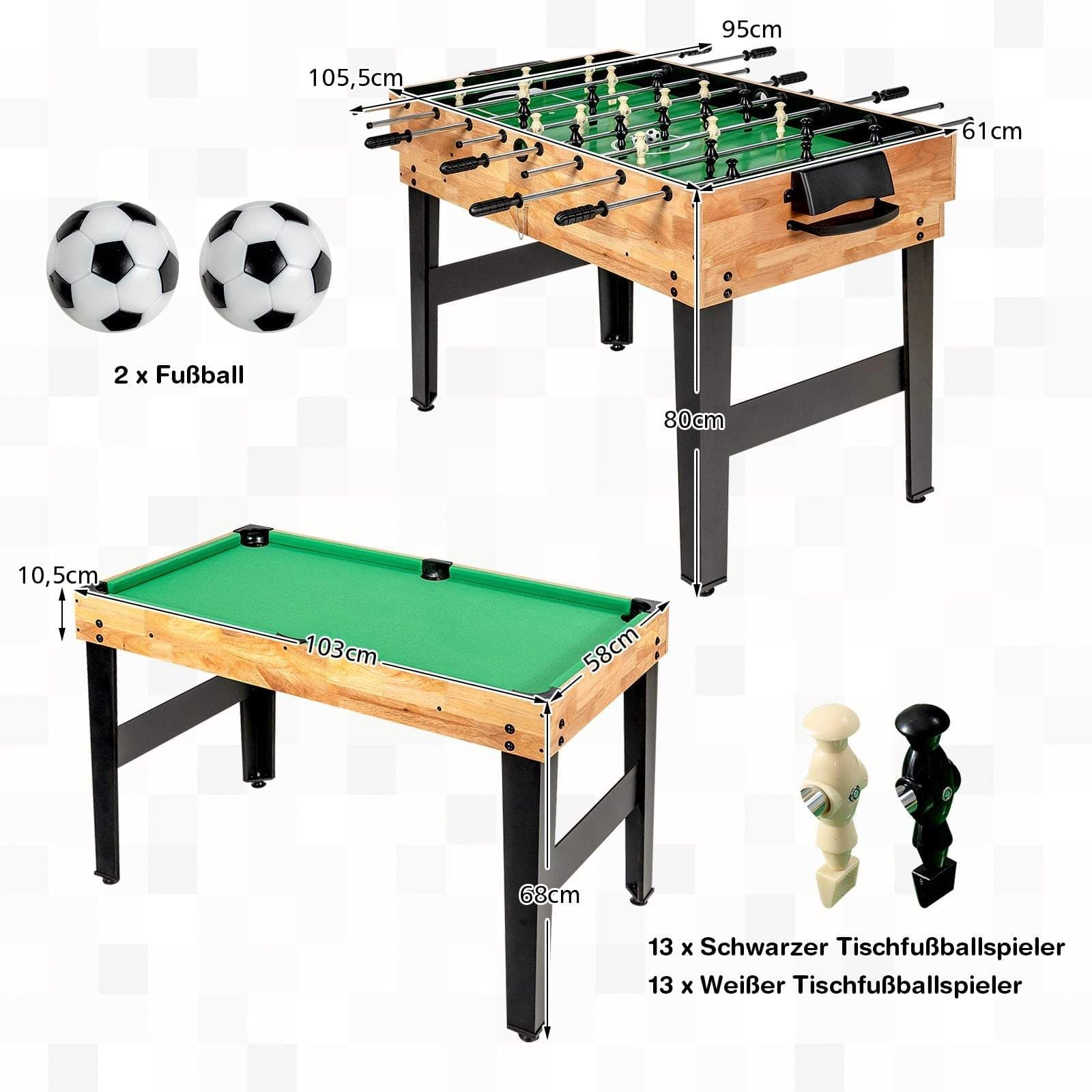 10-i-1 multispillbord – fotball, biljard, mer view 2