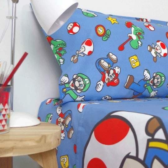 Super Mario Bros sengetøysett 90 cm view 2