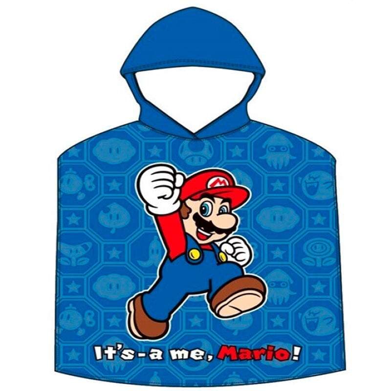 Super Mario Bros bomullsponchohåndkle