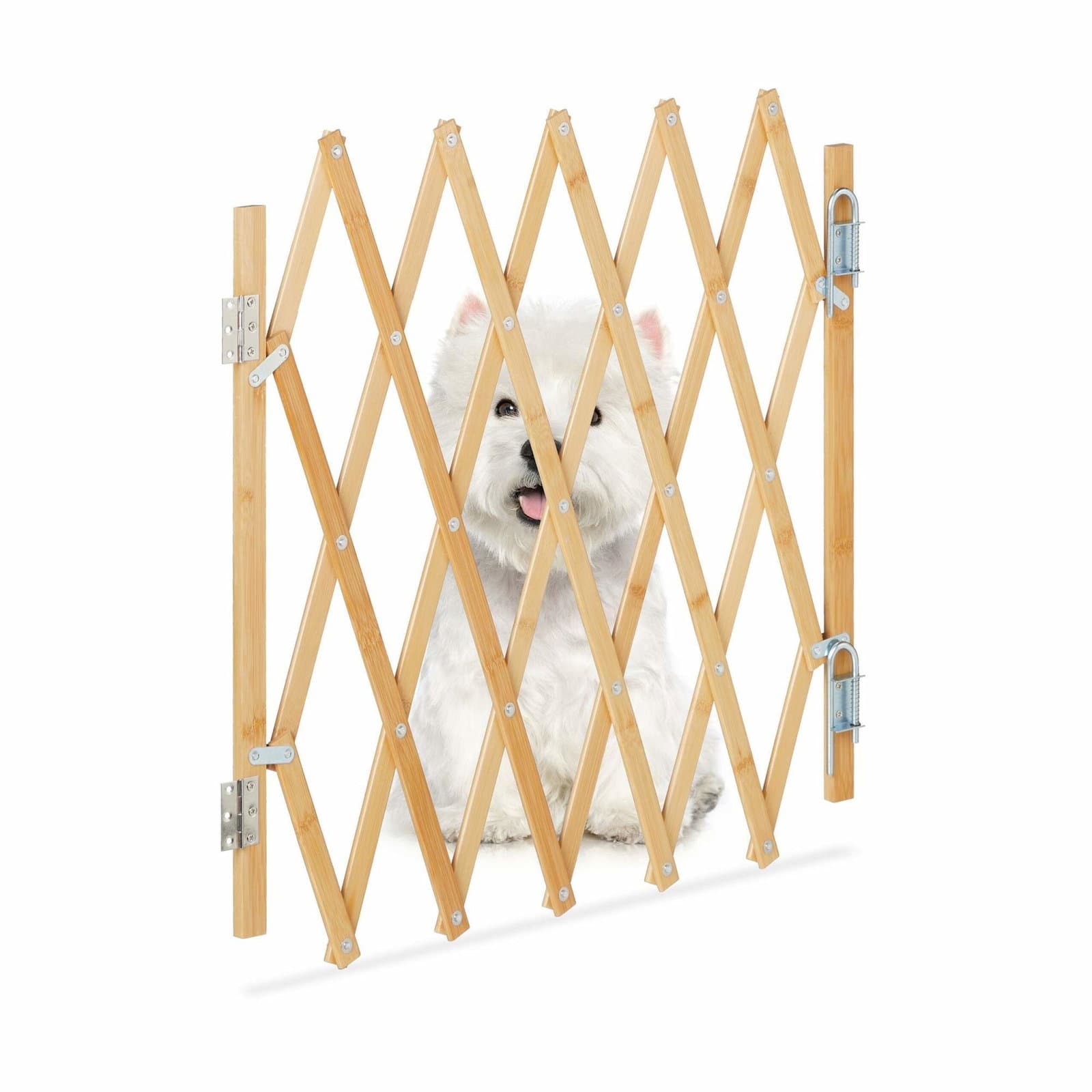 Utvidbar Bamboo Dog Barrier