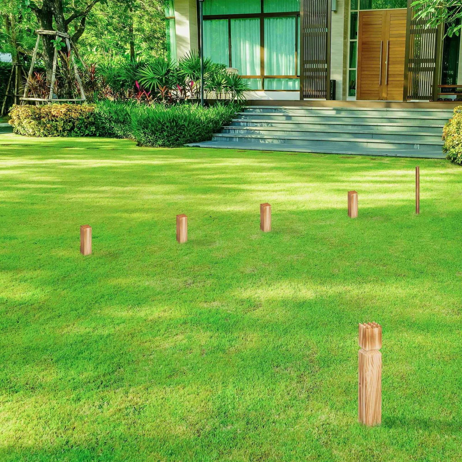 Viking Kubb trespillsett view 2