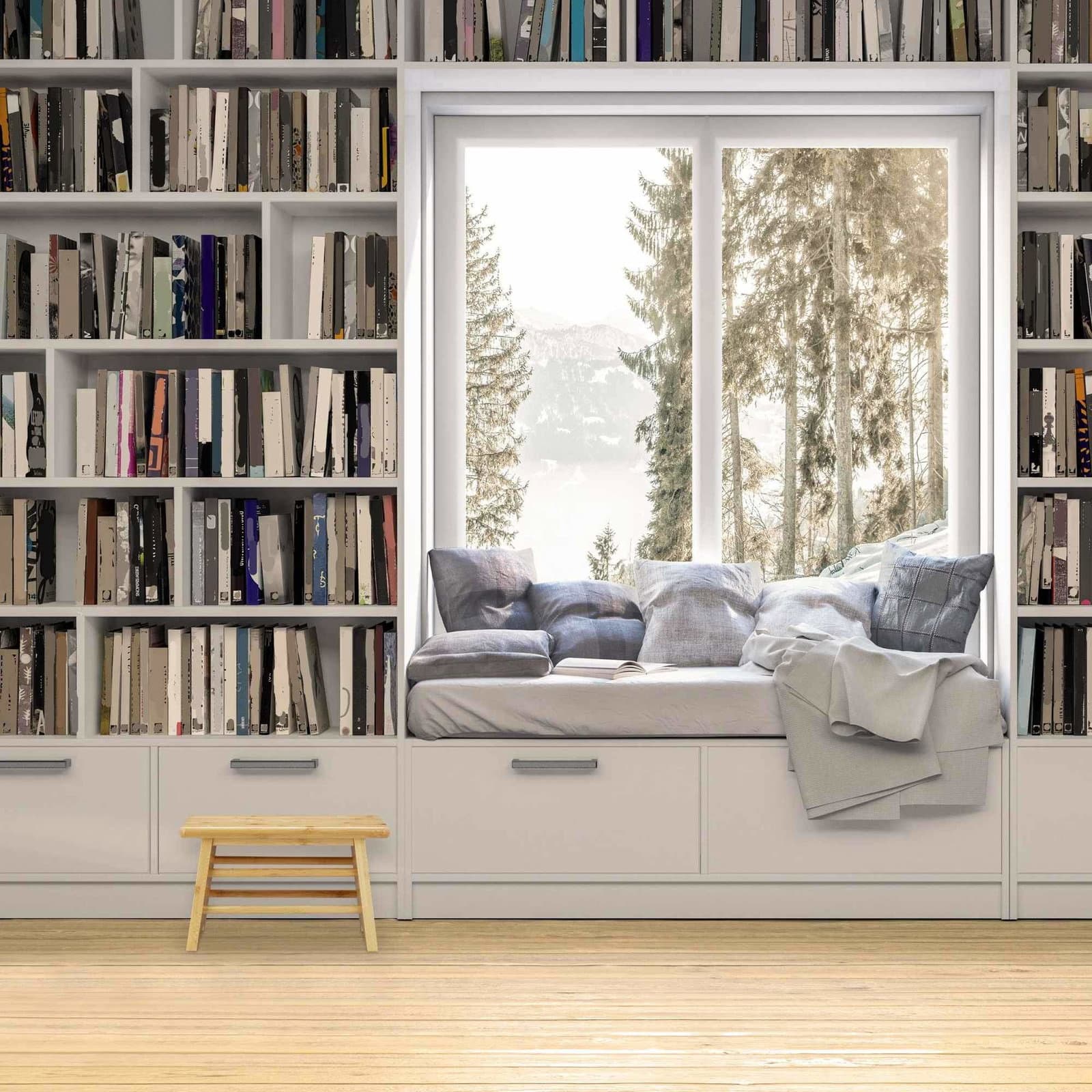 Robust fotskammel laget av bambus view 2