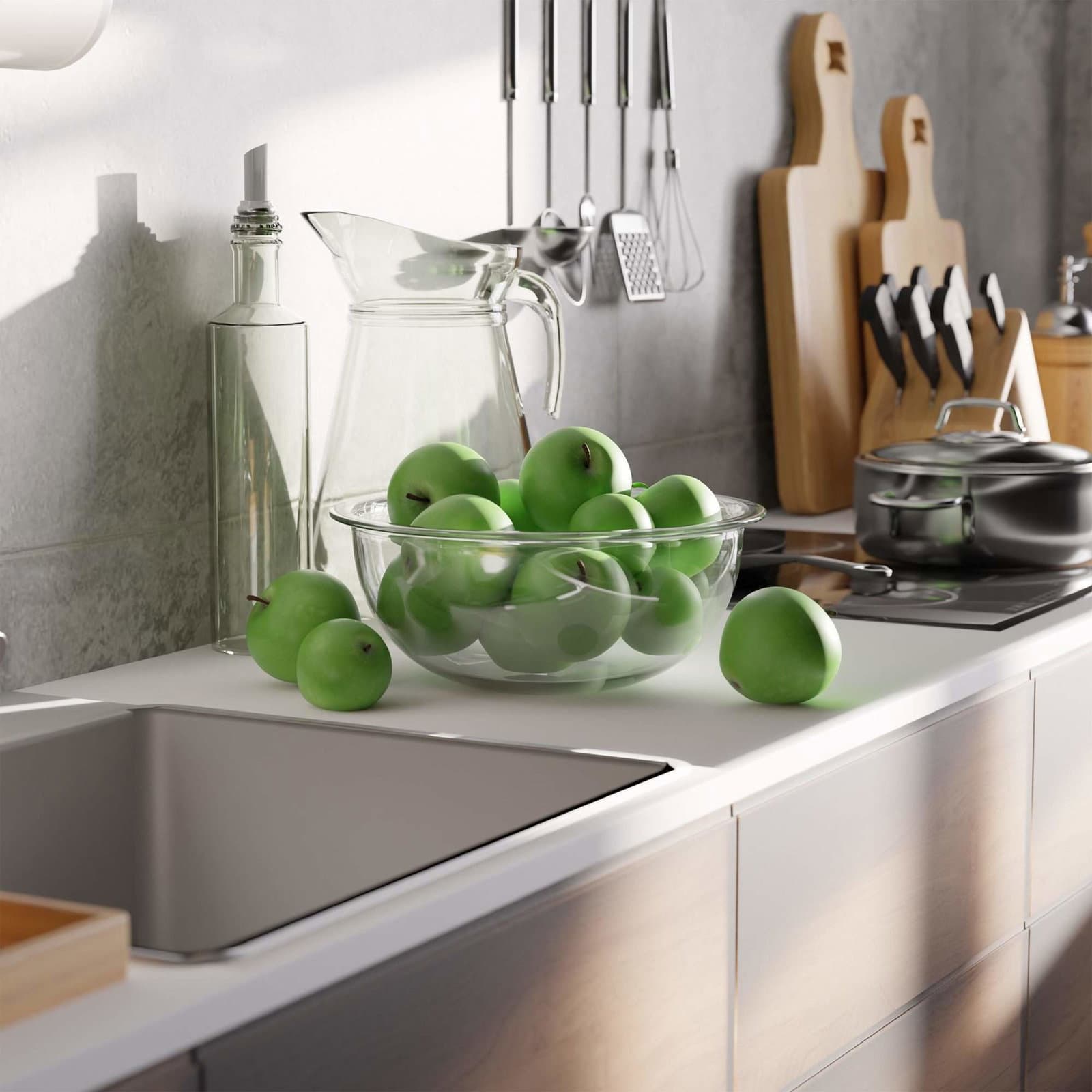 Salatskåler i glass 2-pakning view 2